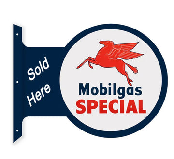 Mobilgas Special flanged wall sign