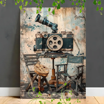 1pc Wooden Framed Canvas Painting