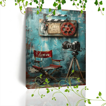 1pc Wooden Framed Canvas Painting