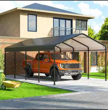 Carport 12x20 FT Metal Carport with Enhanced Base... FREE SHIPPING