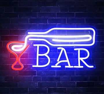 Bar neon led sign