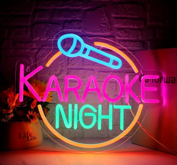 Karaoke Night Neon LED sign