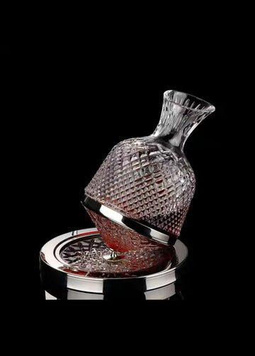 Luxurious Rotating Wine Separator Red Whiskey Tumbler
