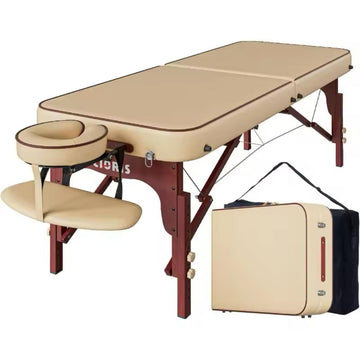 84" Professional Massage Table Portable Reinforced Wooden Leg Hold Up to 1100LBS 2 Folding Lightweight Spa Salon Tattoo