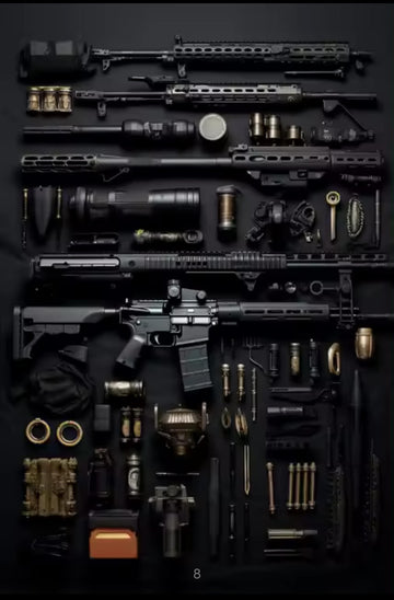 Gun's and Weapon's Canvas Poster