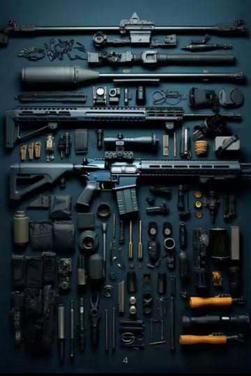Gun's and Weapon's Canvas Poster