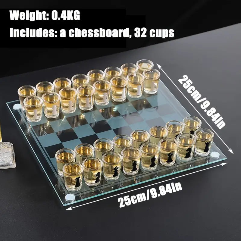 Bar Drinking Game Chess Game