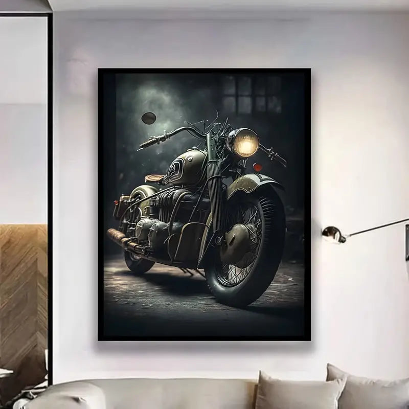 Vintage Posters Motorcycle canvas print art,