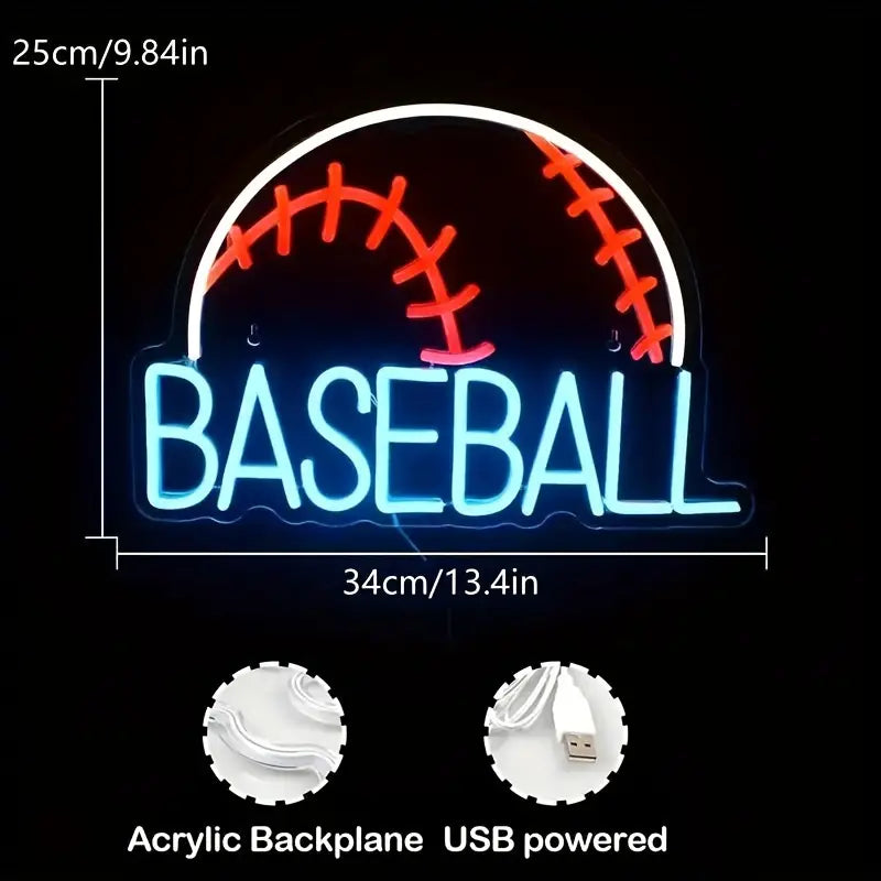 Baseball Neon Led Sign