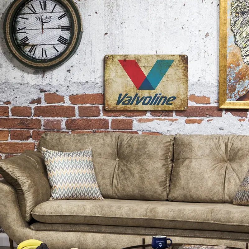 Valvoline oil sign