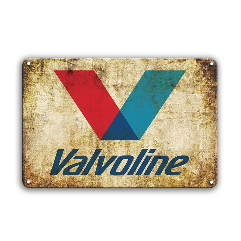 Valvoline oil sign