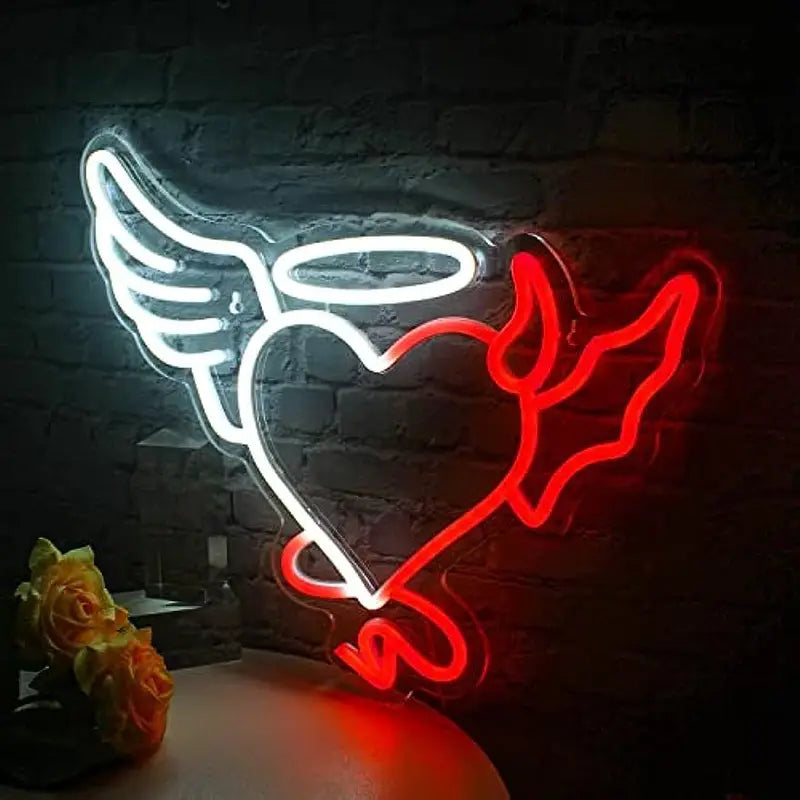 Angel & Devil Neon Led Sign