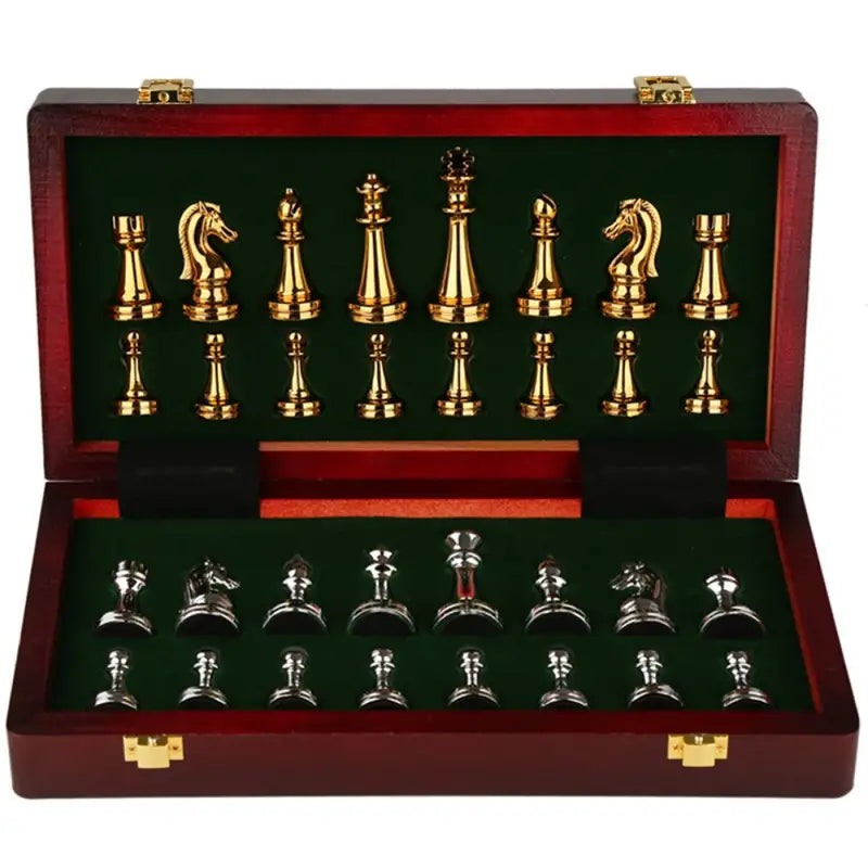 Premium Large Solid Wood Chess Set