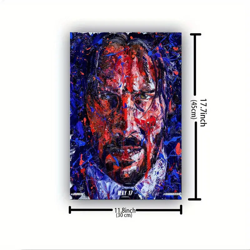 John Wick Art Portrait Movie Art Poster