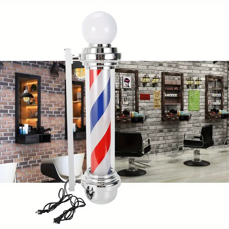 32'' Outdoor Barber Pole Rotating Light