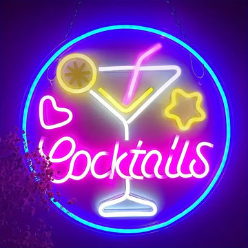 Cocktails Bar Neon LED sign