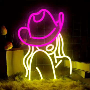 Cowgirl Neon Sign led