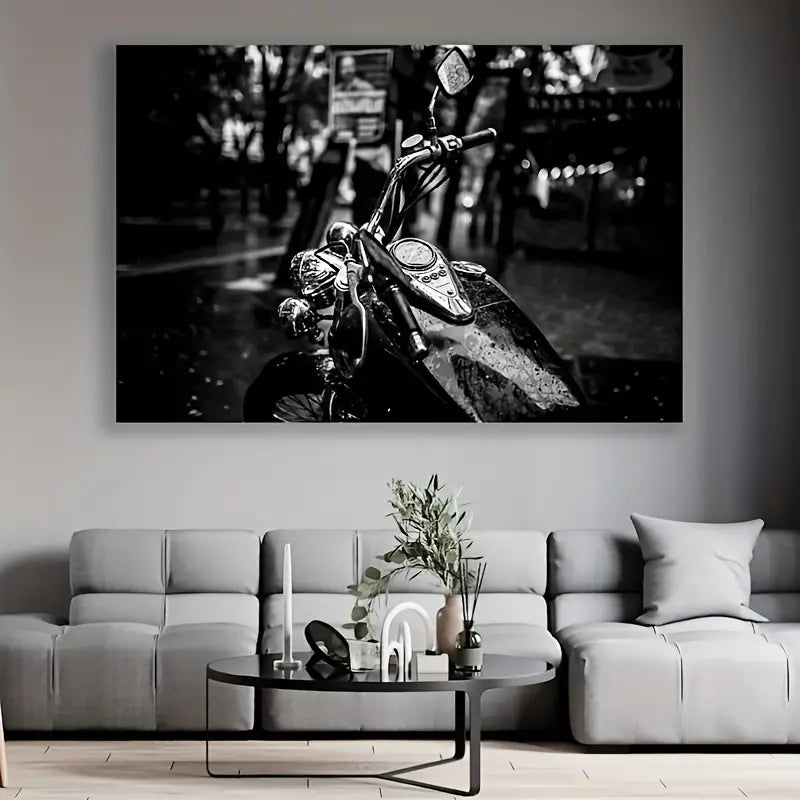 Motorcycle Wall Art, Motorcycle Canvas