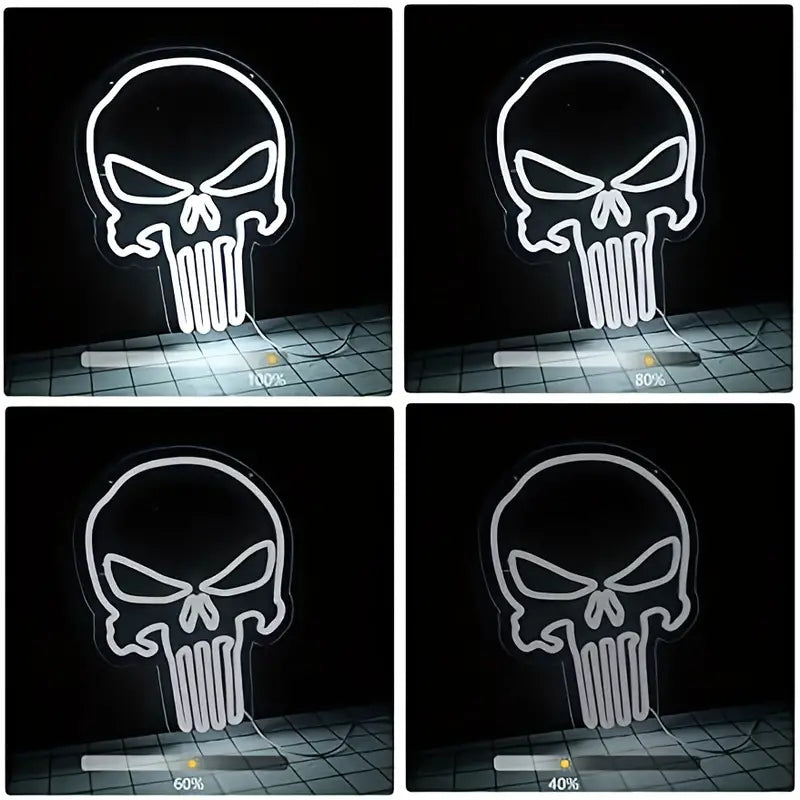 Skull Head Neon Led Sign