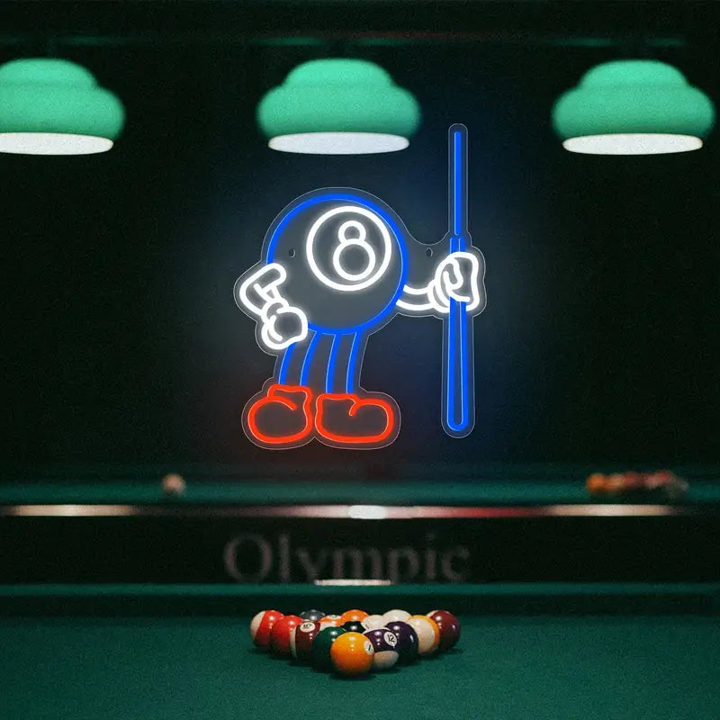 Billiards led Neon Sign