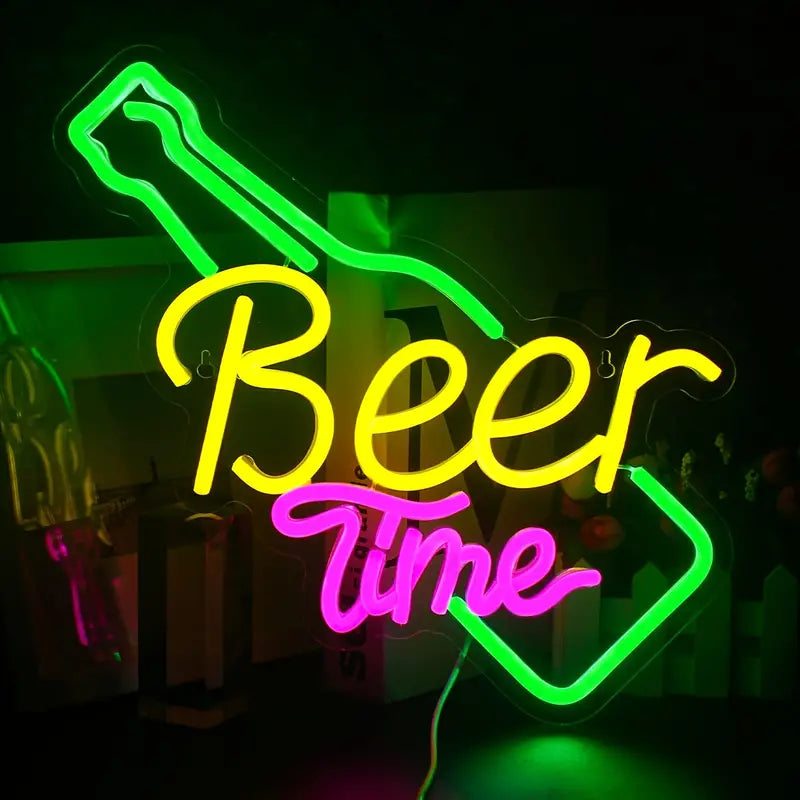 Beer Time Neon LED Sign