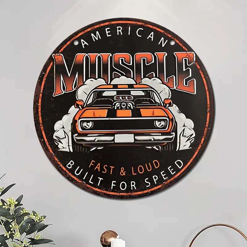 MUSCLE CAR Sign