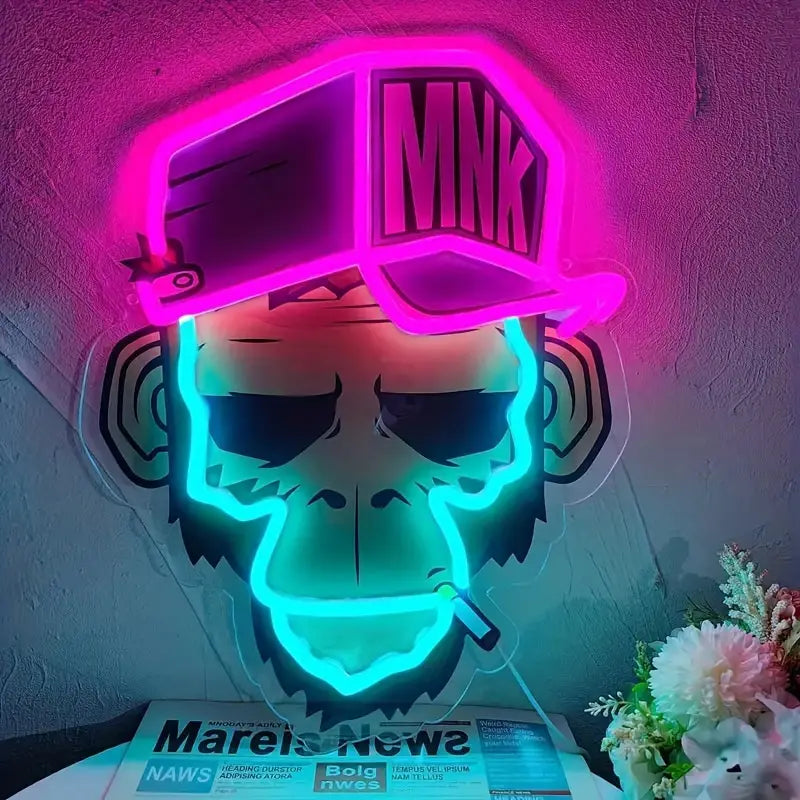 Monkey Neon Led Sign