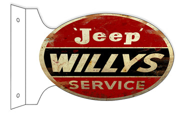 Aged Reproduction Willys Jeep Service