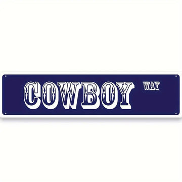 COWBOY WAY STREET SIGN