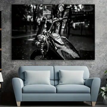 Motorcycle Wall Art, Motorcycle Canvas