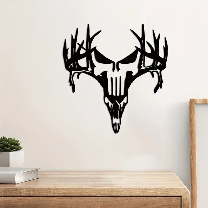 SKULL BUCK ART SIGN