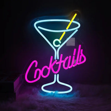 Cocktail's Neon Led Sign