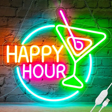 Happy Hour Neon led Sign