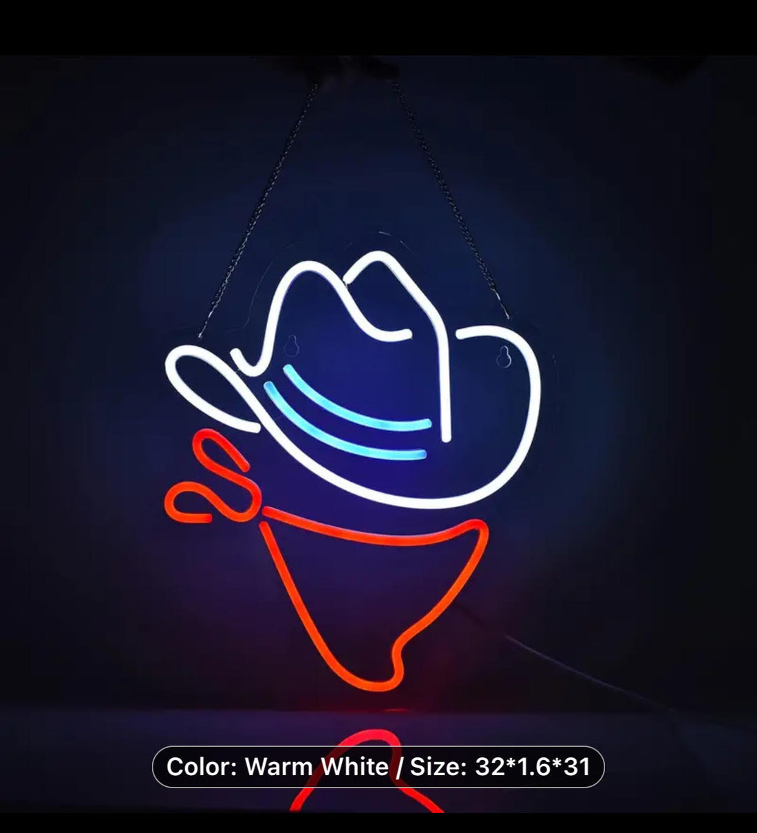 Cowboy Hat Neon led sign