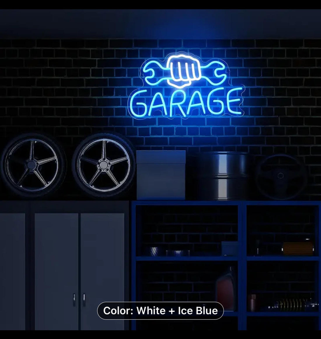 Garage neon led sign