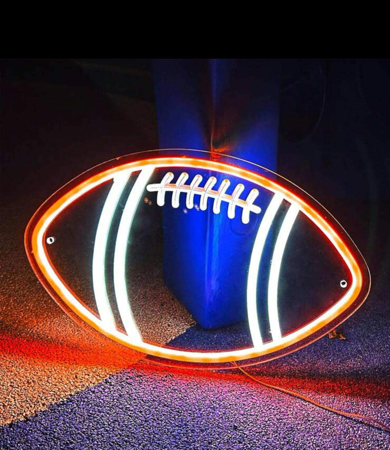 Football Neon Led Sign