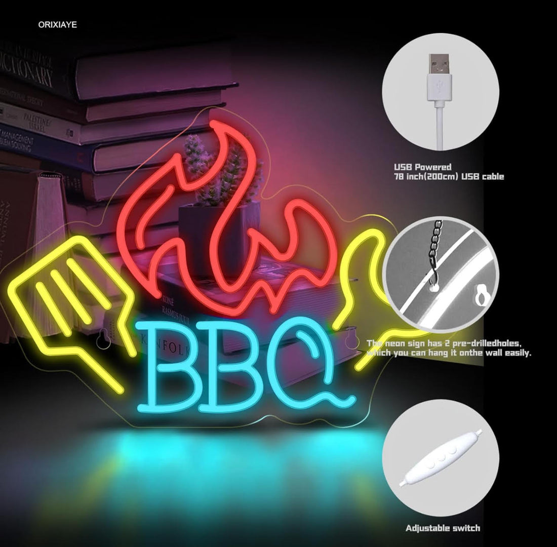 BBQ Neon Led Sign