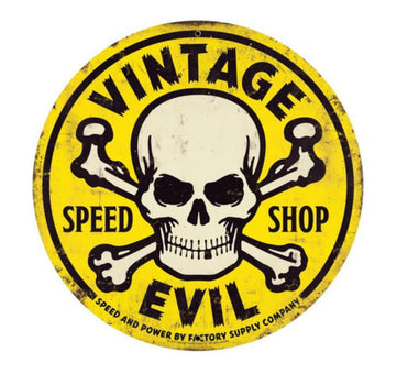 VINTAGE EVIL SIGN