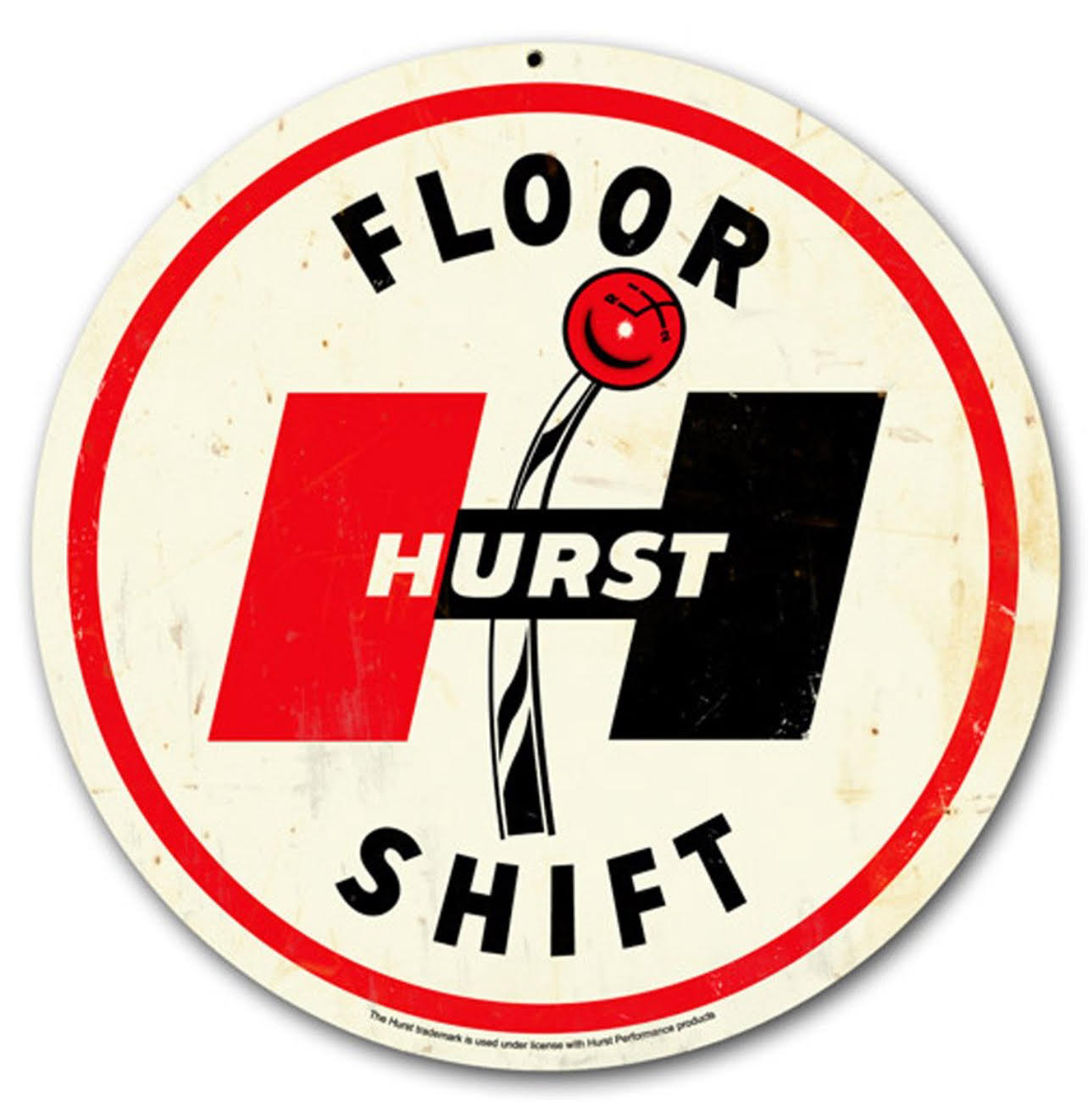 HURST SHIFT SIGN