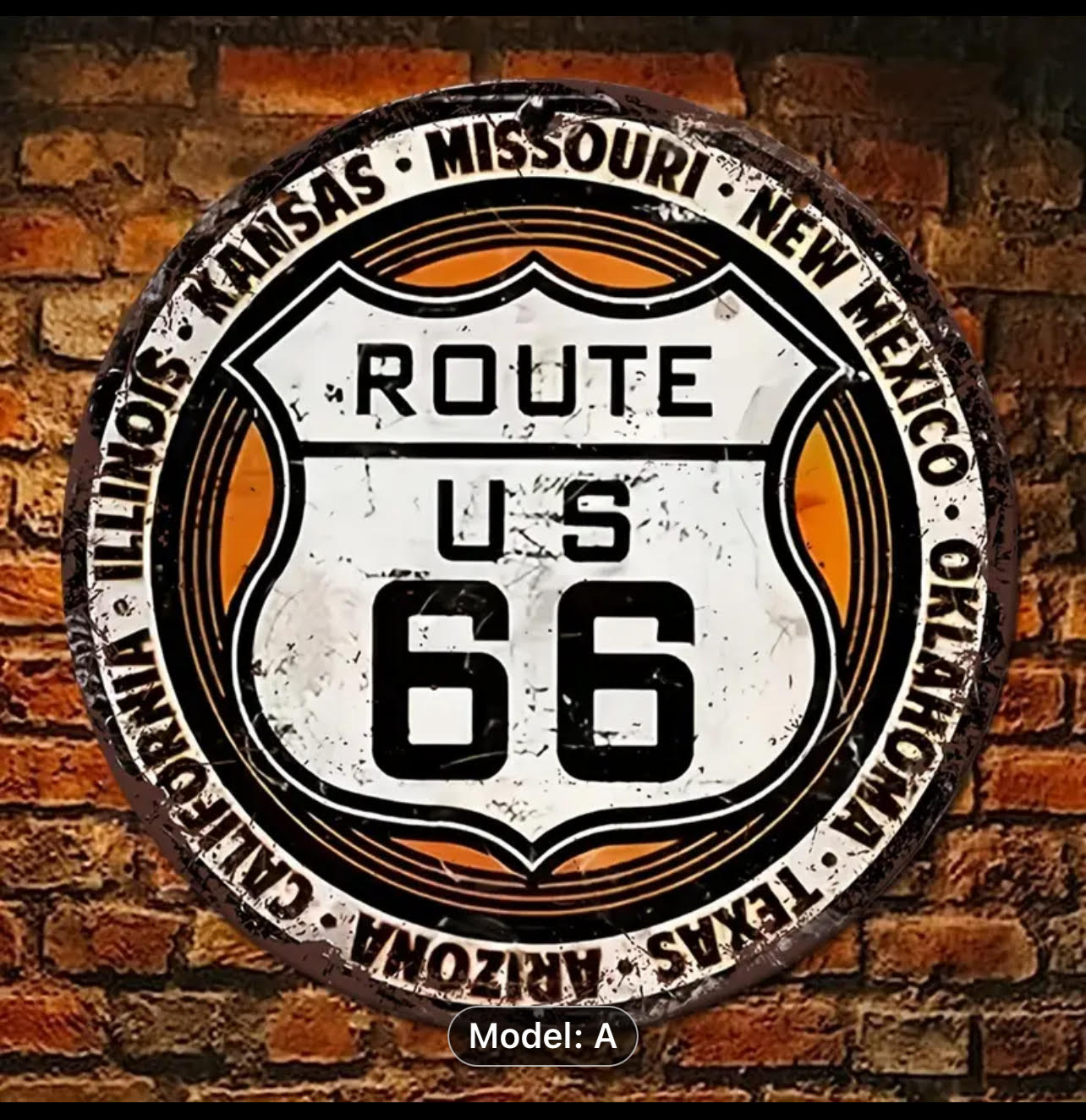 ROUTE US 66 SIGN