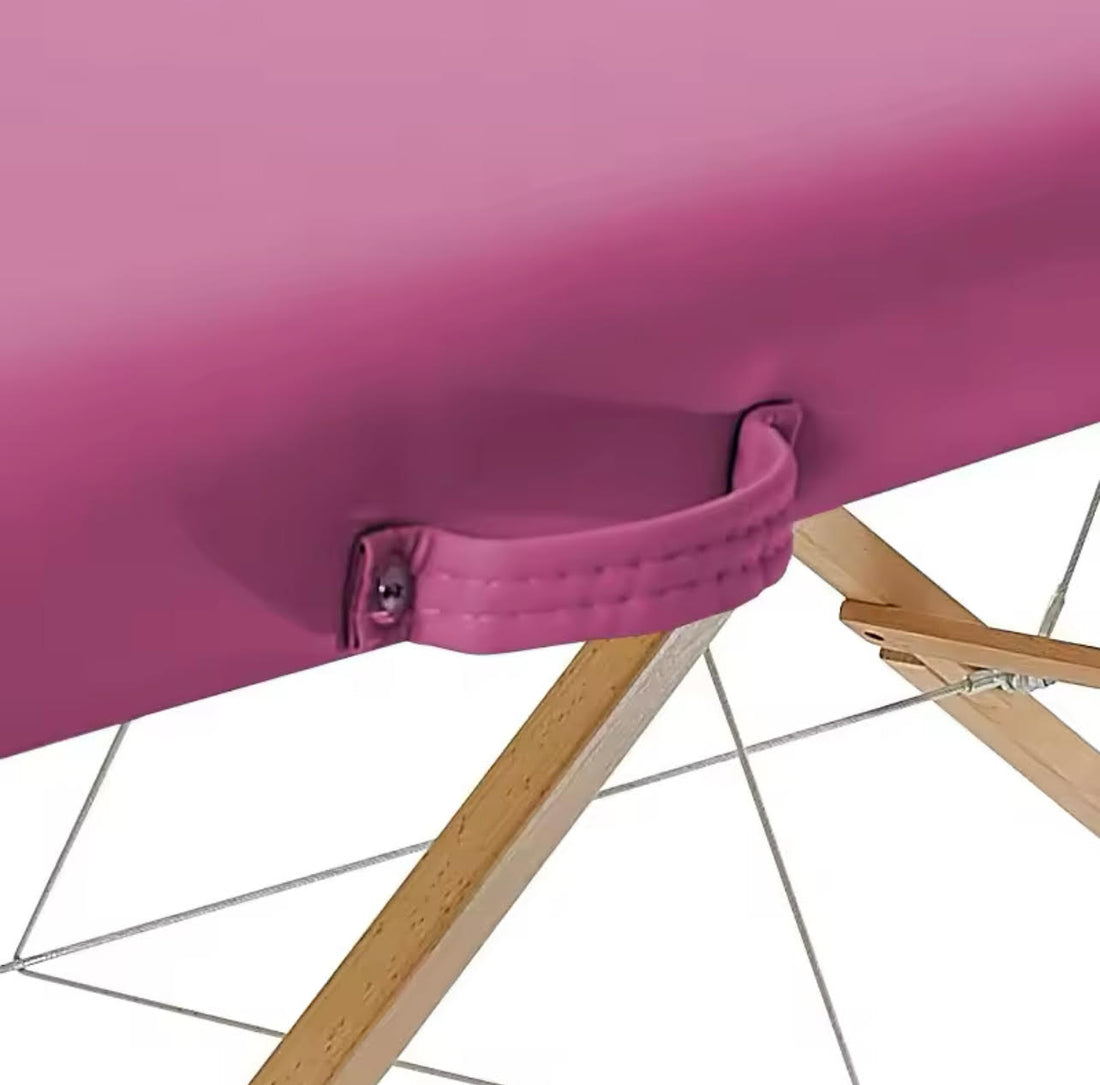 Basic Portable Folding Massage Table - Hot Pink